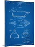 Hunting Duck Decoy Patent-null-Mounted Art Print