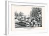 Hunting Fishing and Forest Scenes: Good Luck All Around-Currier & Ives-Framed Art Print