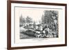 Hunting Fishing and Forest Scenes: Good Luck All Around-Currier & Ives-Framed Premium Giclee Print
