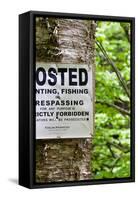 Hunting Fishing Trespassing Stictly Forbidden Photo Print Poster-null-Framed Stretched Canvas