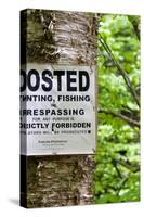 Hunting Fishing Trespassing Stictly Forbidden Photo Print Poster-null-Stretched Canvas