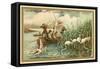 Hunting Flamingos, Spain-null-Framed Stretched Canvas