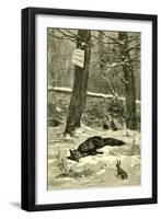 Hunting Fox Austria 1891-null-Framed Giclee Print