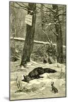 Hunting Fox Austria 1891-null-Mounted Giclee Print
