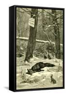 Hunting Fox Austria 1891-null-Framed Stretched Canvas