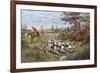 Hunting, Fox, the Kill-GW Rowlandson-Framed Art Print