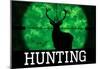 Hunting Green Buck Poster Print-null-Mounted Poster