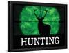 Hunting Green Buck Poster Print-null-Framed Poster