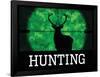 Hunting Green Buck Poster Print-null-Framed Poster