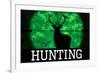 Hunting Green Buck-null-Framed Art Print