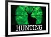 Hunting Green Buck-null-Framed Art Print