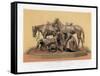 Hunting Group in Bronze, 19th Century-John Burley Waring-Framed Stretched Canvas
