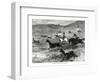 Hunting Guanacos with the Bolas, South America, 1877-null-Framed Giclee Print