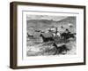 Hunting Guanacos with the Bolas, South America, 1877-null-Framed Giclee Print