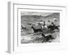 Hunting Guanacos with the Bolas, South America, 1877-null-Framed Giclee Print