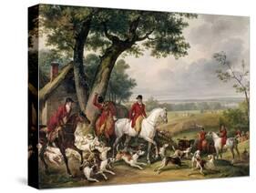 Hunting in Fontainebleau Forest-Antoine Charles Horace Vernet-Stretched Canvas