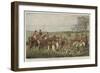 Hunting in Leicestershire, 1827, in at the Death-Henry Alken-Framed Giclee Print