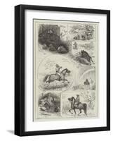 Hunting in Morocco-Henry Charles Seppings Wright-Framed Giclee Print