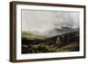 Hunting in Scotland, 19th Century, United Kingdom-null-Framed Giclee Print