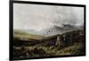 Hunting in Scotland, 19th Century, United Kingdom-null-Framed Giclee Print