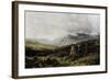 Hunting in Scotland, 19th Century, United Kingdom-null-Framed Giclee Print