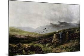 Hunting in Scotland, 19th Century, United Kingdom-null-Mounted Giclee Print