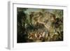 Hunting in the Forest of Fontainebleau at Franchard-Jean-Baptiste Oudry-Framed Giclee Print