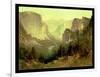 Hunting in Yosemite, 1890-Thomas Hill-Framed Giclee Print