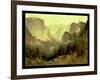 Hunting in Yosemite, 1890-Thomas Hill-Framed Giclee Print