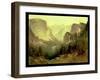 Hunting in Yosemite, 1890-Thomas Hill-Framed Giclee Print