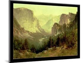 Hunting in Yosemite, 1890-Thomas Hill-Mounted Giclee Print