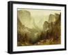 Hunting in Yosemite, 1890-Thomas Hill-Framed Giclee Print