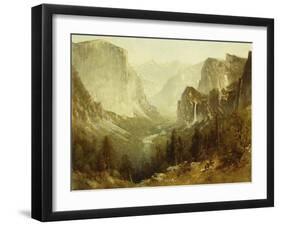 Hunting in Yosemite, 1890-Thomas Hill-Framed Giclee Print