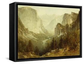 Hunting in Yosemite, 1890-Thomas Hill-Framed Stretched Canvas