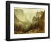 Hunting in Yosemite, 1890-Thomas Hill-Framed Giclee Print