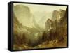 Hunting in Yosemite, 1890-Thomas Hill-Framed Stretched Canvas