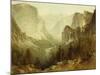 Hunting in Yosemite, 1890-Thomas Hill-Mounted Giclee Print