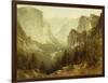 Hunting in Yosemite, 1890-Thomas Hill-Framed Giclee Print