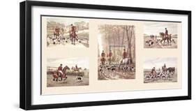 Hunting Incidents-E.A.S. Douglas-Framed Art Print