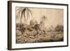 Hunting Kuttauss or Civet Cat-Samuel Howitt-Framed Giclee Print