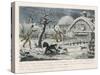 Hunting Mishap!-Robert Cruikshank-Stretched Canvas