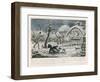 Hunting Mishap!-Robert Cruikshank-Framed Art Print