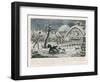 Hunting Mishap!-Robert Cruikshank-Framed Art Print