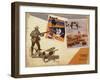 Hunting Montage-null-Framed Giclee Print