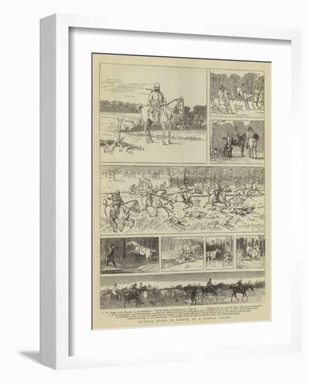 Hunting Notes in France-null-Framed Giclee Print