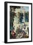 Hunting of Louis Xv, 1741 (Tapestry)-Jean-Baptiste Oudry-Framed Giclee Print