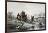 Hunting on Horseback, Return-James Walker-Framed Giclee Print