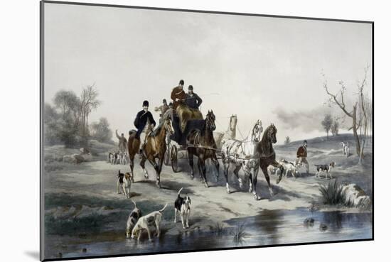 Hunting on Horseback, Return-James Walker-Mounted Giclee Print