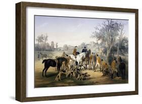 Hunting on Horseback, Spoils, by James Walker (1748-Ca 1808)-James Walker-Framed Giclee Print