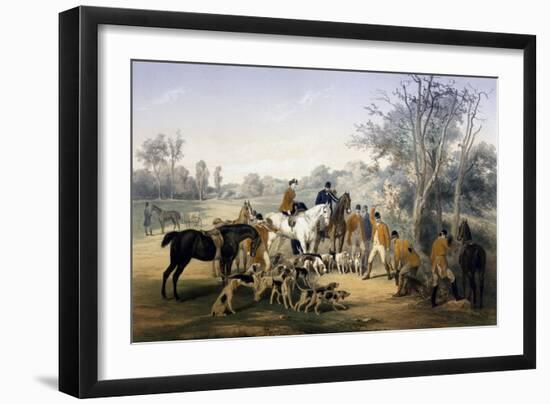 Hunting on Horseback, Spoils, by James Walker (1748-Ca 1808)-James Walker-Framed Giclee Print